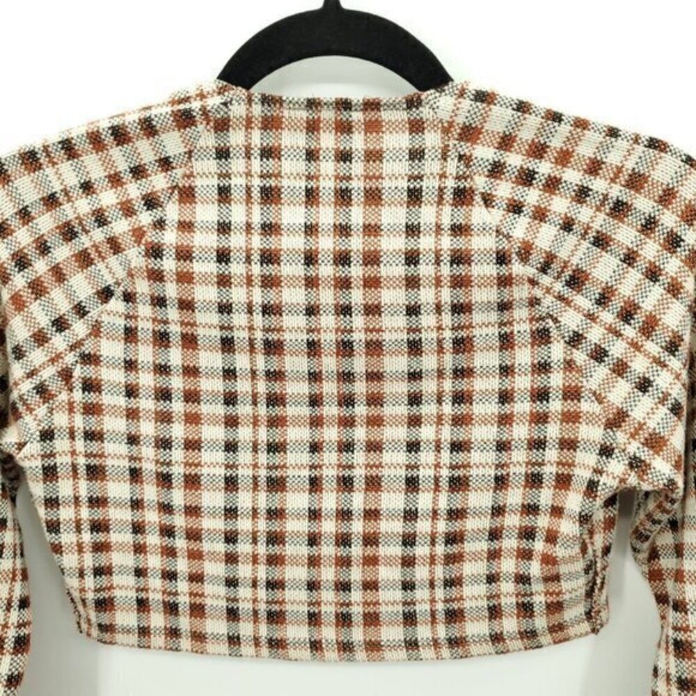 Intimately Free People Tough Love Natural Combo Top M Cream/Brown/Black - Picture 10 of 16